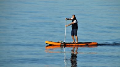 stand up paddleboarder