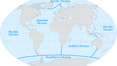 how many oceans are there in the world